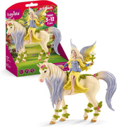 Schleich bayala Fairy Sera with Blossom Unicorn Toy, Ages 5+ - Colorland Toys