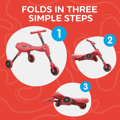 Scuttlebug Beetle 3 - Wheel Foldable Ride - On Trike - Colorland Toys