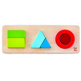 Hape Wooden Geometry Educational Puzzle - 6pcs - Colorland Toys