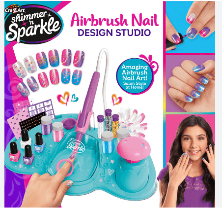 Shimmer N Sparkle Airbrush Nail Design Studio SNS - 17340 - Colorland Toys