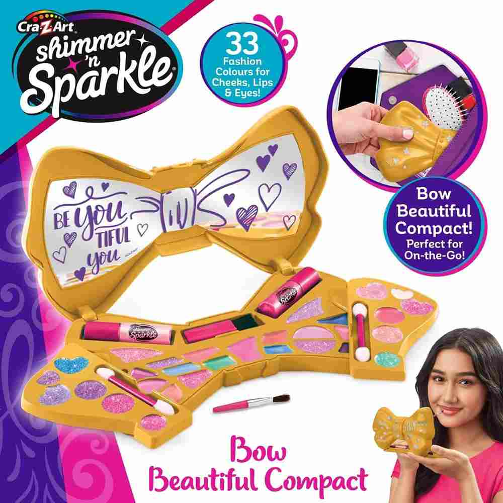 Shimmer 'n Sparkle All - in - One Bow Beautiful Compact SNS - 65574 - Colorland Toys