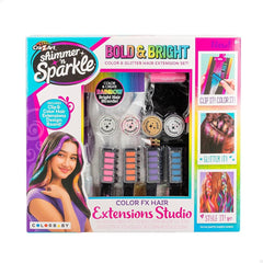 Shimmer N Sparkle Color FX Hair Extension Studio SNS - 65594 - Colorland Toys