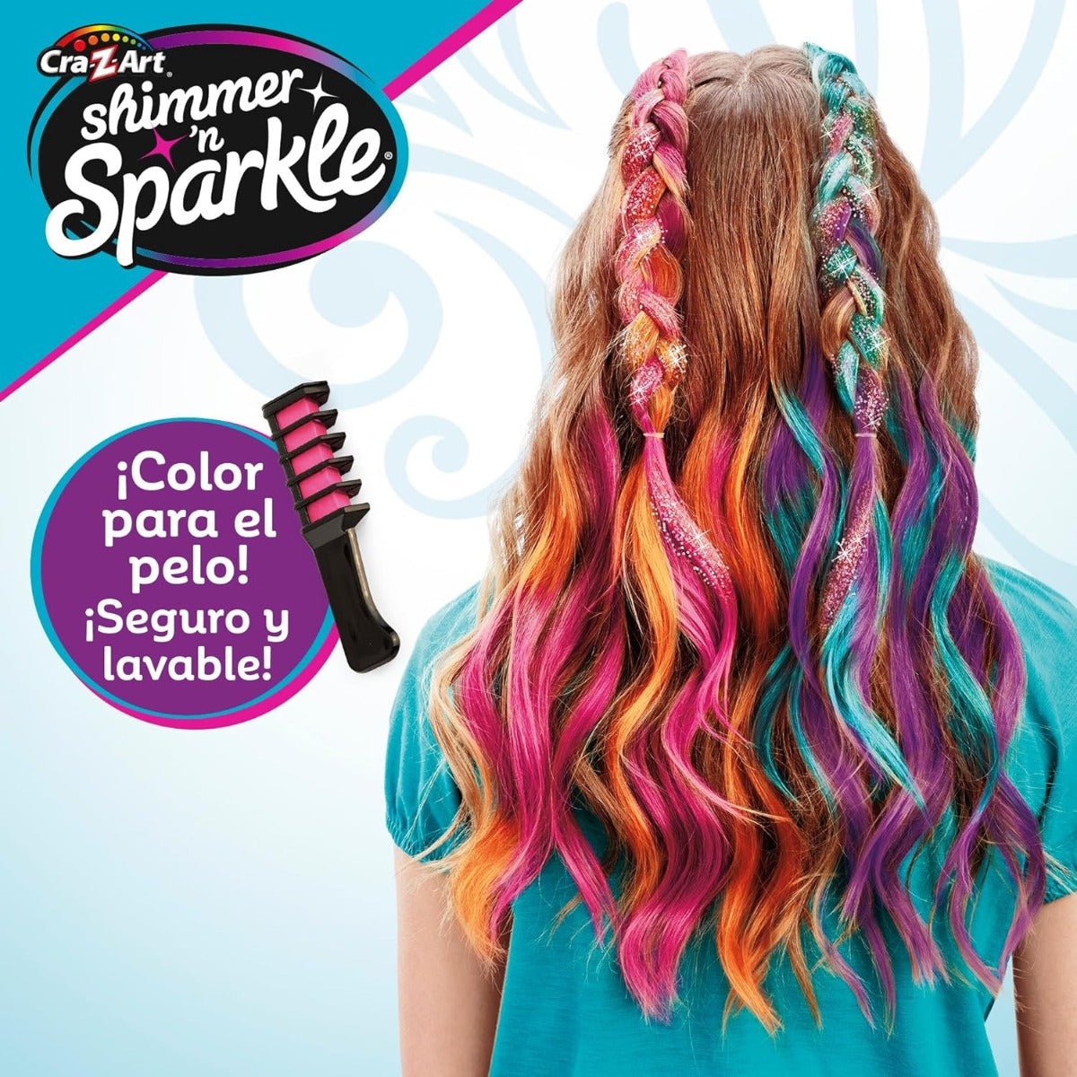 Shimmer N Sparkle Color FX Hair Extension Studio SNS - 65594 - Colorland Toys