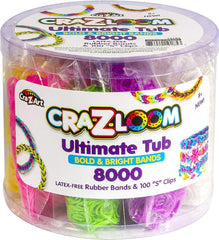 Shimmer N Sparkle Cra - Z - Loom Ultimate Tub 8000 SNS - 19185 - Colorland Toys