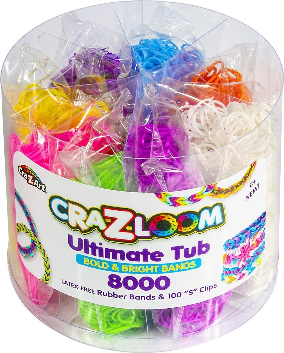 Shimmer N Sparkle Cra - Z - Loom Ultimate Tub 8000 SNS - 19185 - Colorland Toys