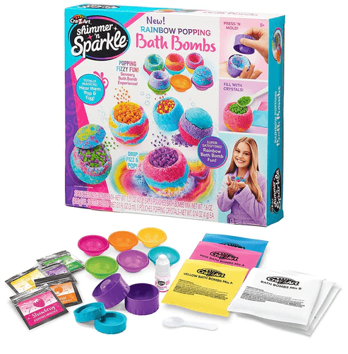 Shimmer N Sparkle Rainbow Popping Bath Bombs SNS - 17345 - Colorland Toys