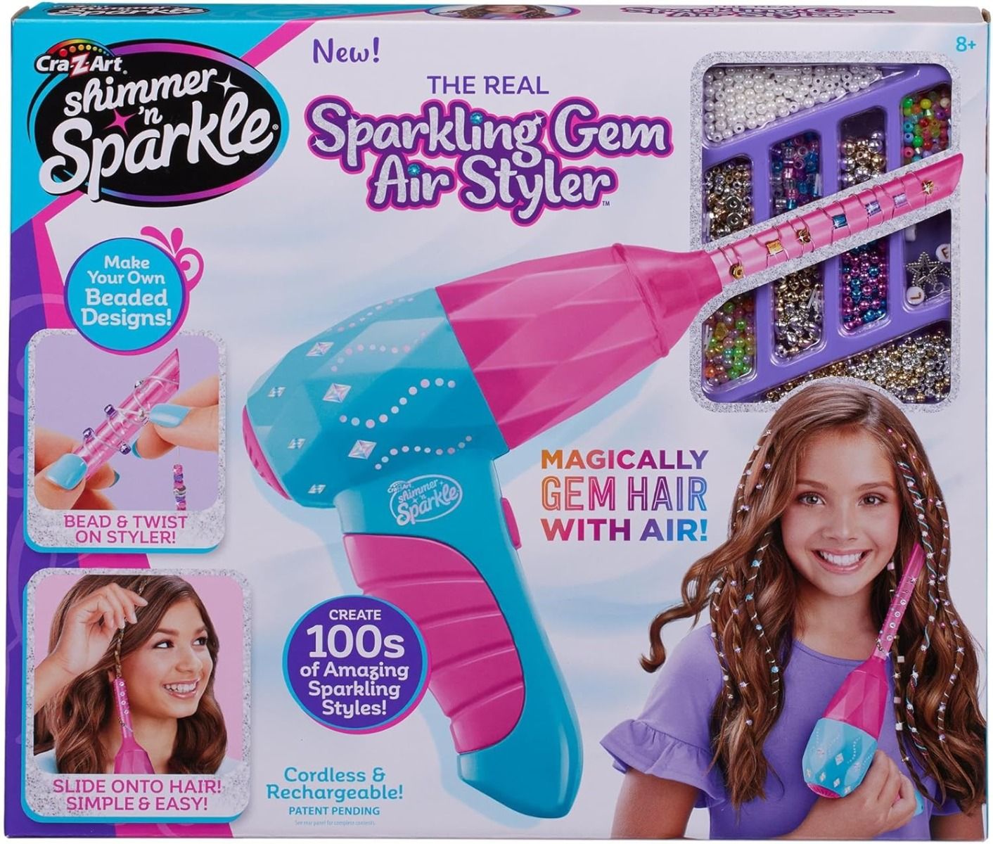 Shimmer 'n Sparkle Sparkling Gem Air Styler SNS - 65609 - Colorland Toys