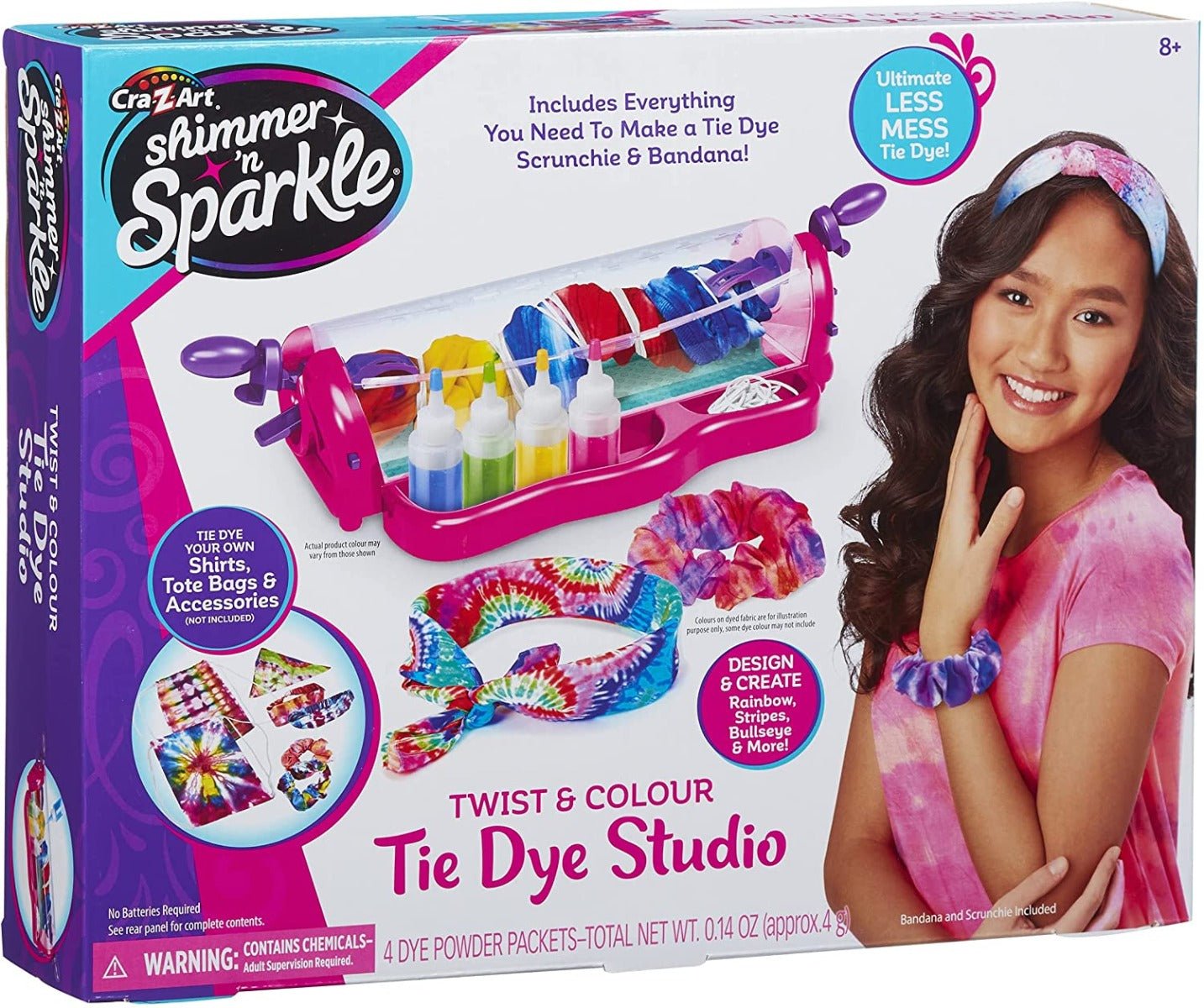 Shimmer N Sparkle Twist & Colour Tie Dye Studio 65542 - Colorland Toys
