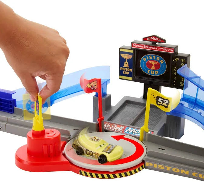 Disney And Pixar Cars Piston Cup Stunting Speedway Playset JHL42 - Colorland Toys