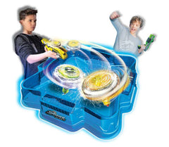 Silverlit Spinner Mad Single Shot Blaster Mega Wave Blue 86304 - Colorland Toys