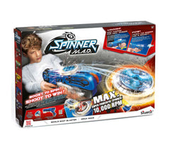Silverlit Spinner Mad Single Shot Blaster Mega Wave Blue 86304 - Colorland Toys