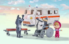 Simba Masha Ambulance Play set 109309863WEB - Colorland Toys