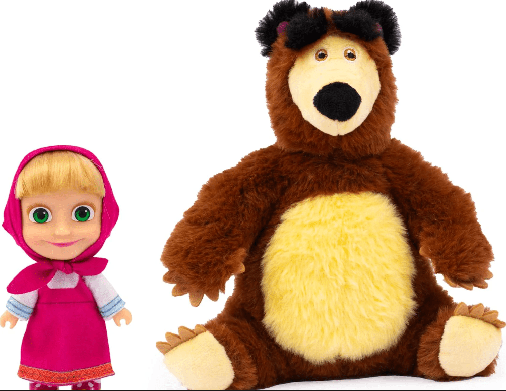 Simba Masha With The Bear Plush 20cm 6800004000 - Colorland Toys