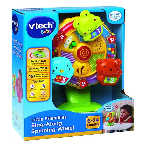 VTech Baby Little Friendlies Sing Along Spinning Wheel - Colorland Toys