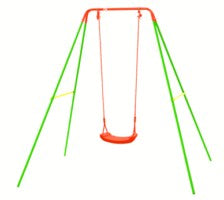 Single Swing Set - 170 x 170 x 183 - Colorland Toys
