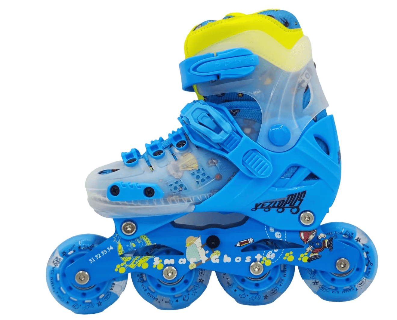 Skate Shoes Size 35 - 38 Blue Medium - Colorland Toys