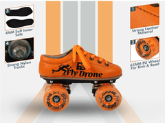 Skate Shoes Size 35 - 38 Orange SKATE155K - M - Colorland Toys