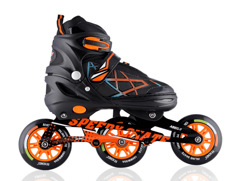 Skate Shoes Size 39 - 42 Orange SKATE155K - L - Colorland Toys