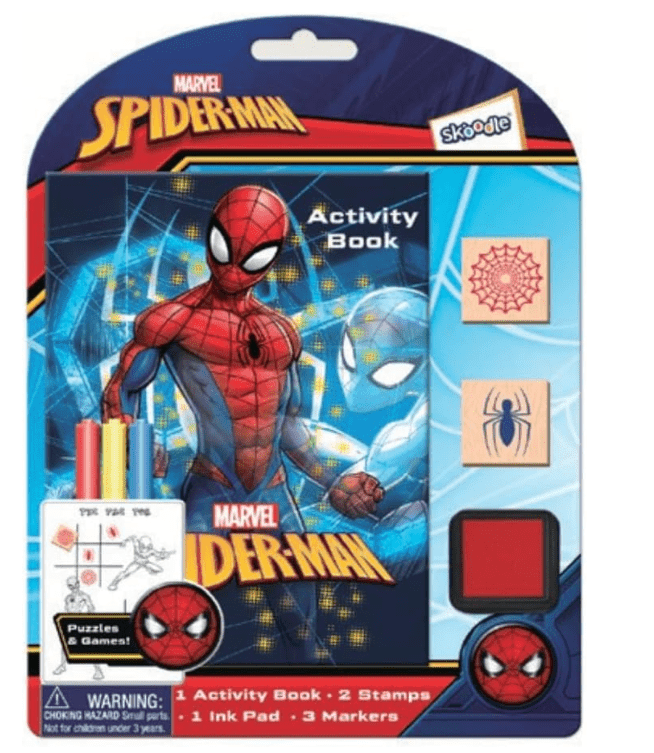 Skoodles Spider - Man Coloring And Activity Book - Colorland Toys