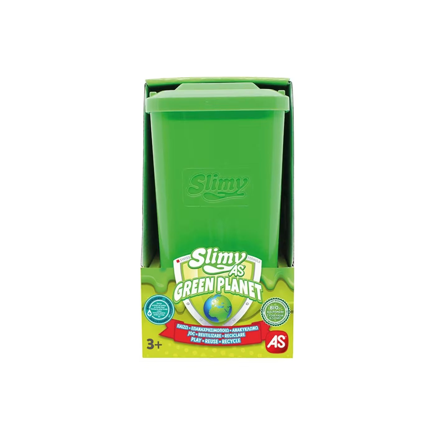 Slimy Green Planet 250ml Garbage Can 46020 - Colorland Toys