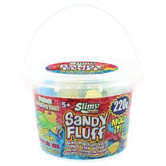 Slimy Sandy Fluffy Bucket with 3D Shaping Tool 33845 - Colorland Toys