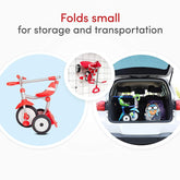 SmarTrike Folding Fun Tricycle Red 1310503 - Colorland Toys