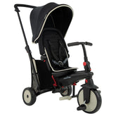 SmarTrike STR3 Folding 6 - in - 1 Trike Black with Cream Pipping 5021933 - Colorland Toys