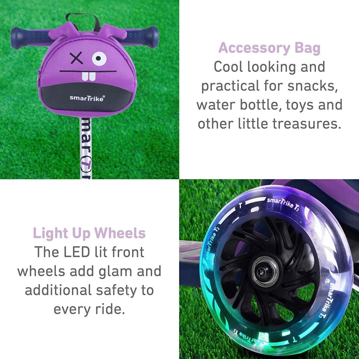 SmarTrike T - Scooter T3 Purple 2000501 - Colorland Toys