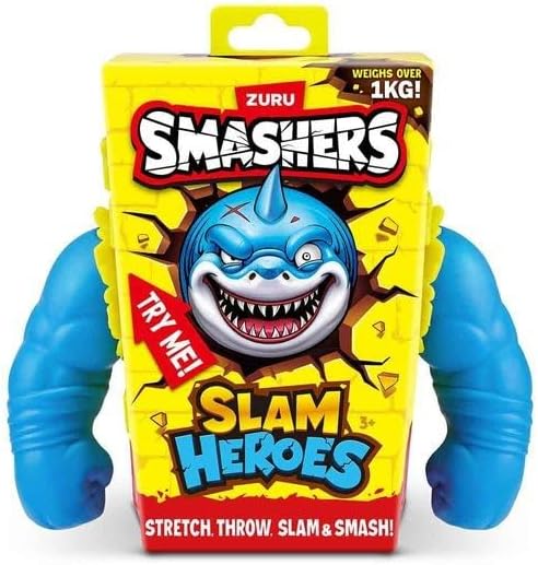 SMASHERS Slam Heroes Series 1 Shark & Wrestler Toy Set