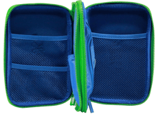Smily Kiddos Double Compartment Pencil Case - Blue SK11001004 - Colorland Toys