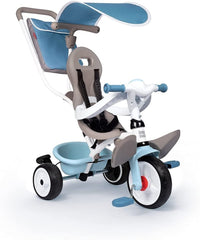 Smoby Baby Balade Plus 3 - in - 1 Tricycle Blue 7600741400 - Colorland Toys