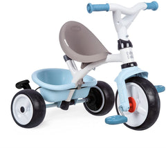 Smoby Baby Balade Plus 3 - in - 1 Tricycle Blue 7600741400 - Colorland Toys