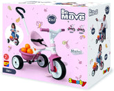 Smoby Be Move Tricycle Pink 7600740332 - Colorland Toys