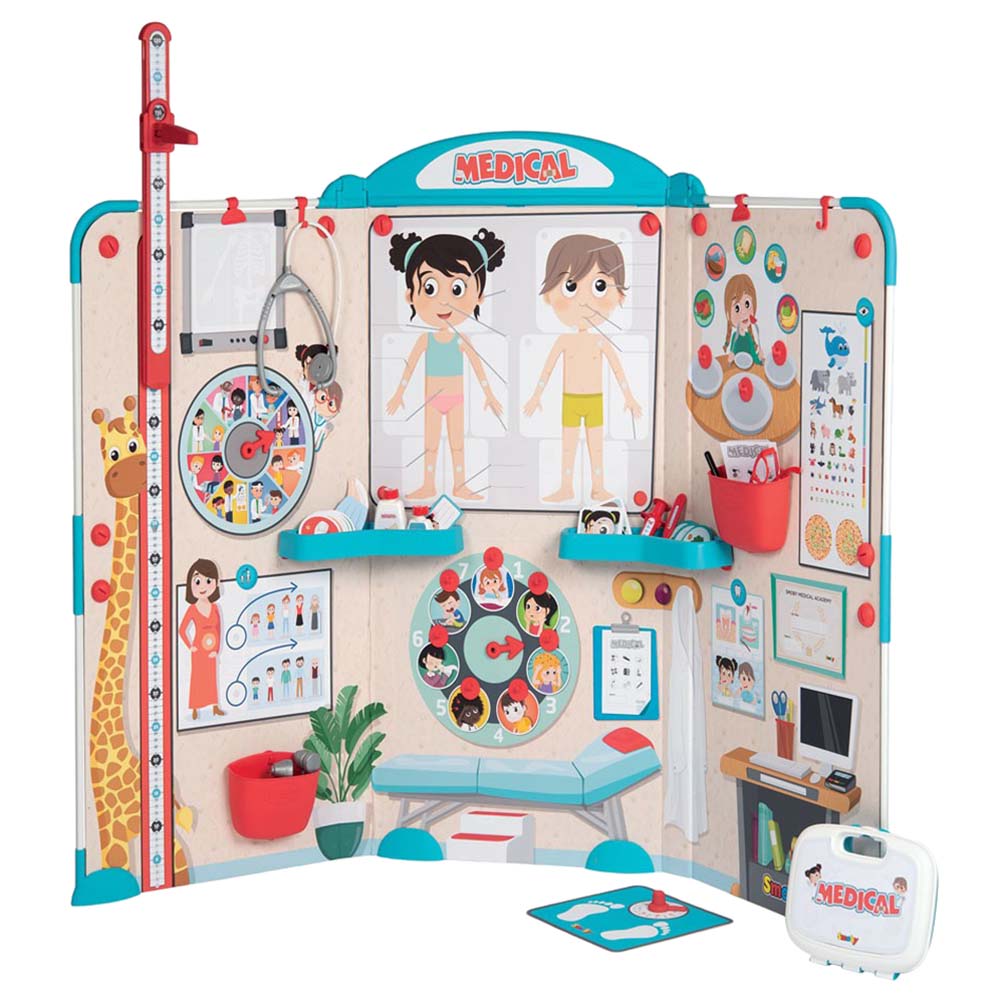 Smoby Doctor Office with 65 Accessories 7600340206 - Colorland Toys