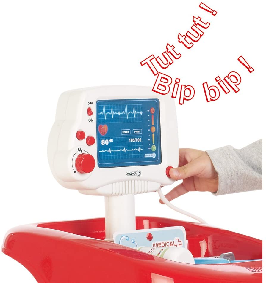 Smoby Electronic Medical Trolley 7600024475 - Colorland Toys