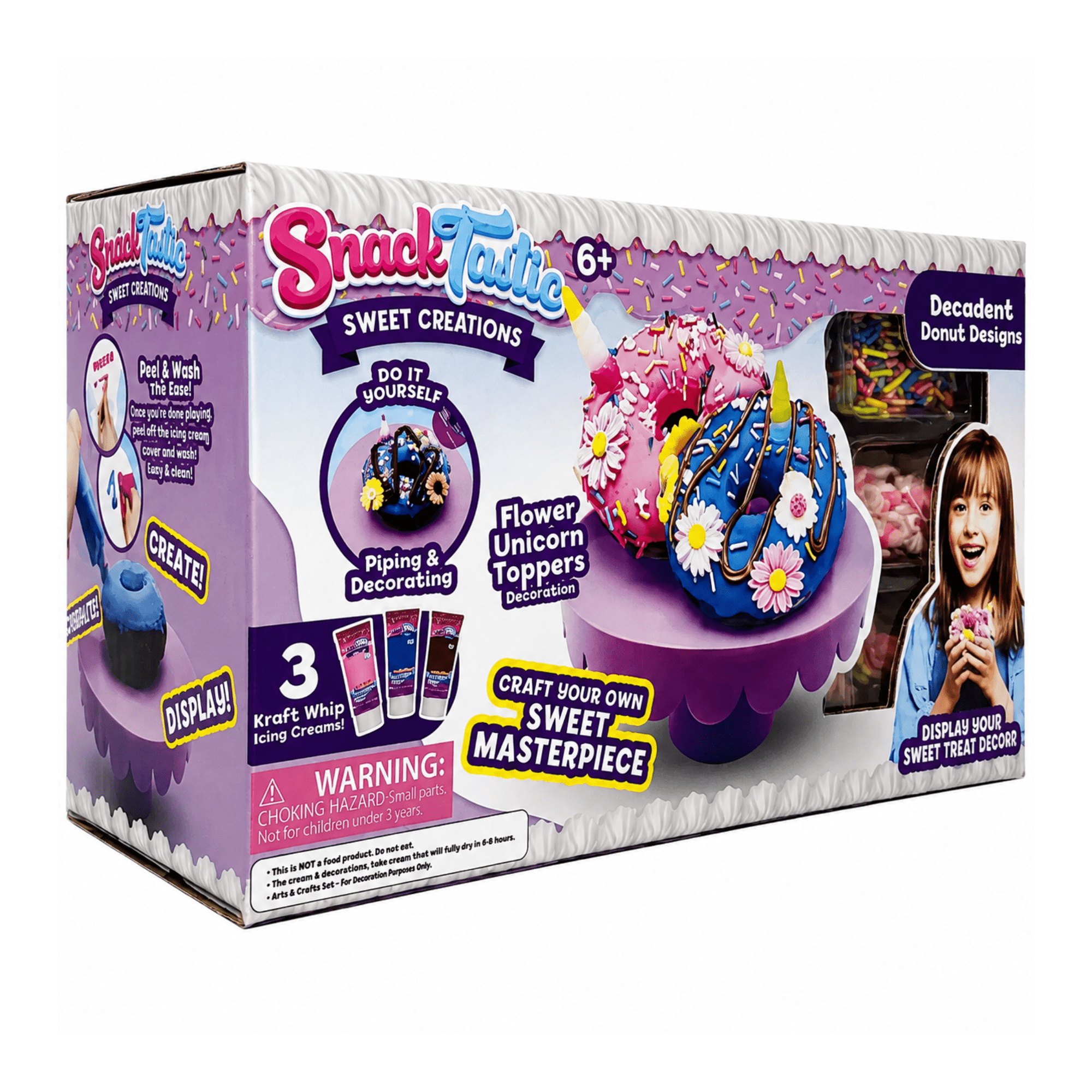 Snack Tastic Donut Designs Decorating Kit 2412005 - Colorland Toys
