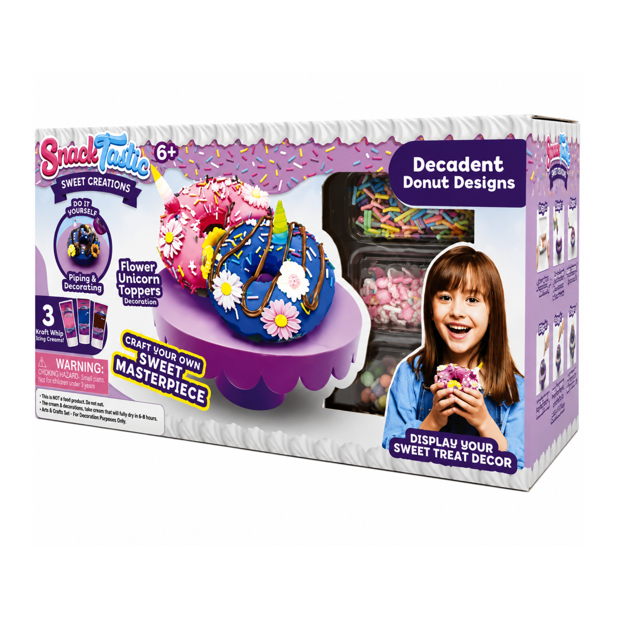 Snack Tastic Donut Designs Decorating Kit 2412005 - Colorland Toys
