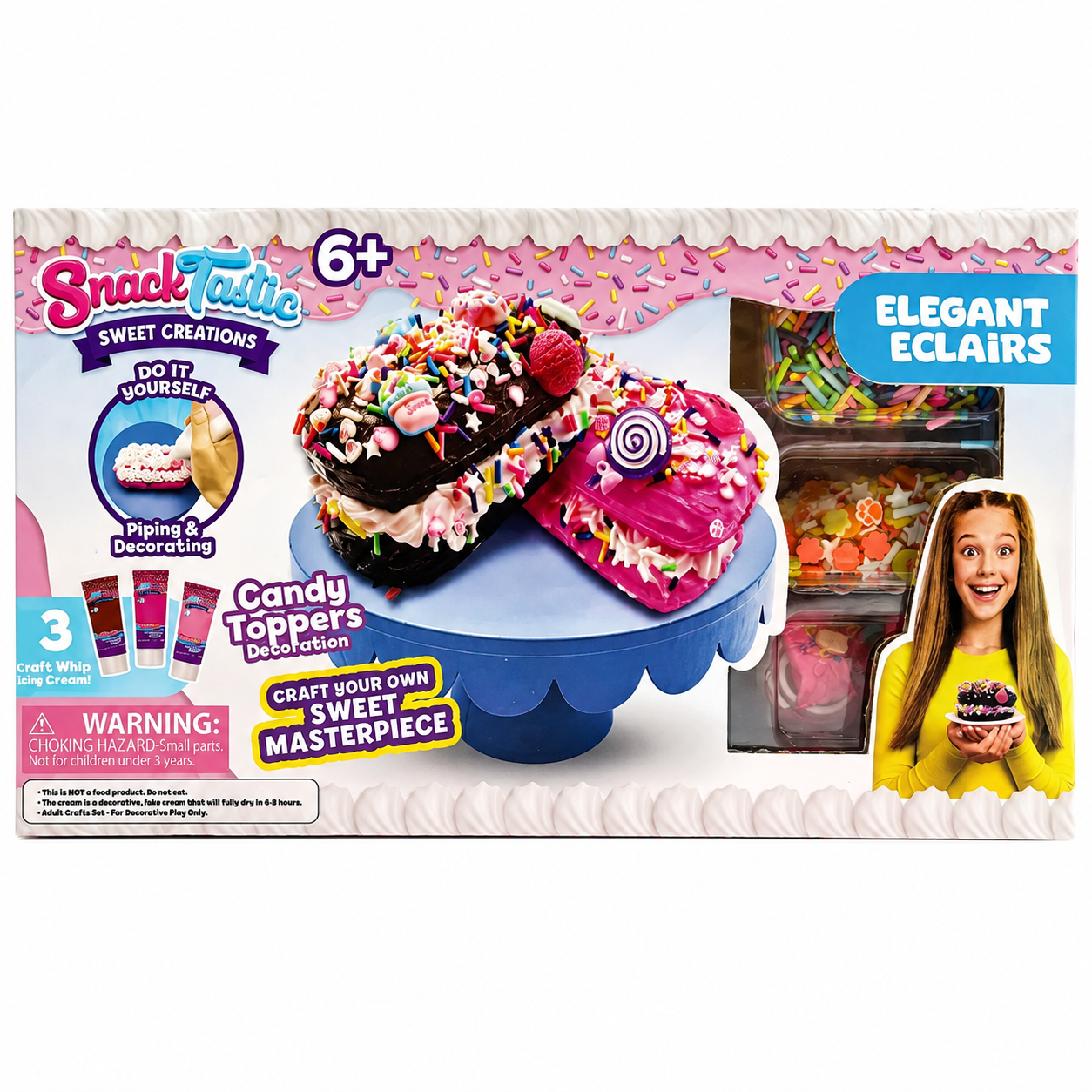 Snack Tastic Elegant Eclair Design Kit 2412008 - Colorland Toys