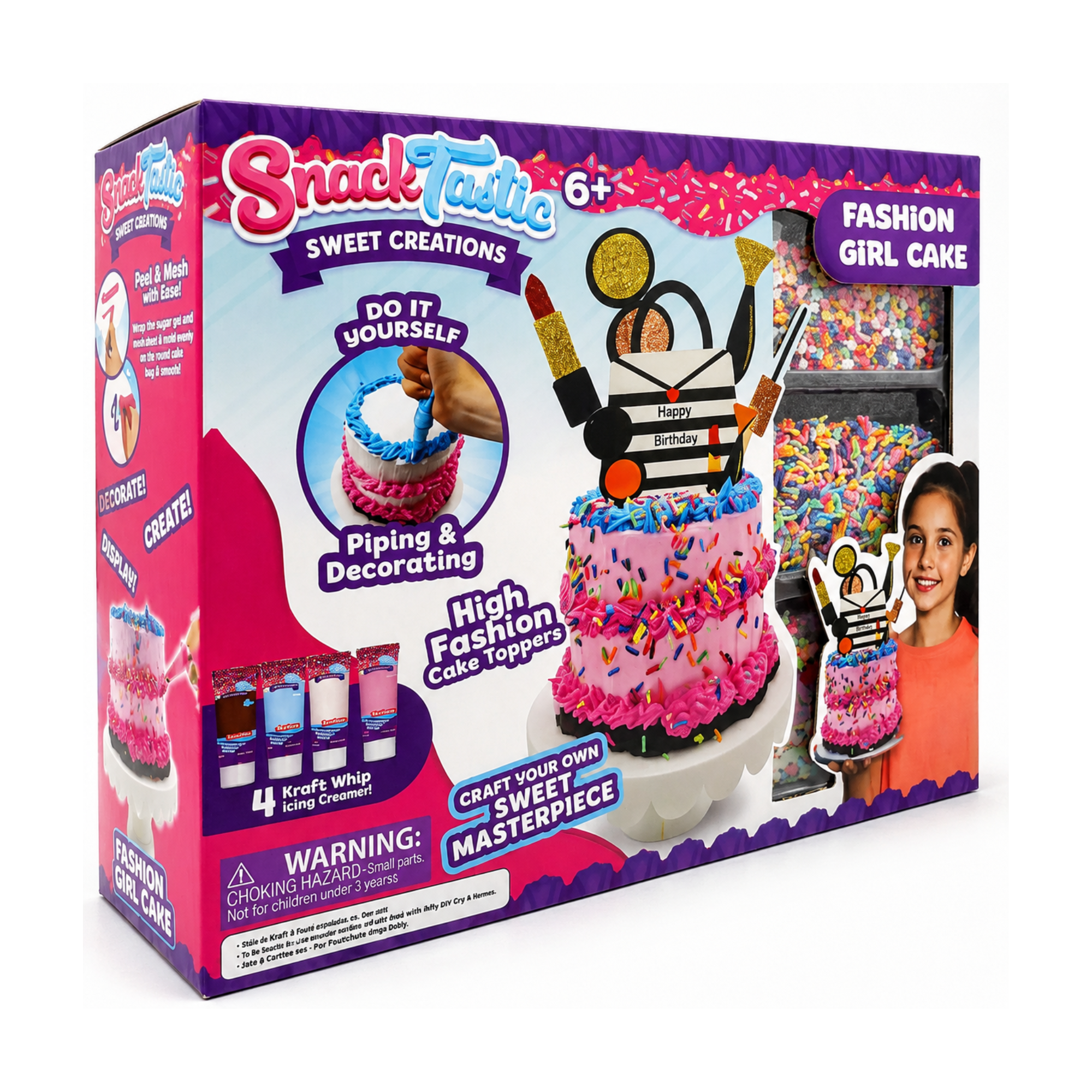 Snack Tastic Fabulous Fashion Cake Kit 2501004 - Colorland Toys