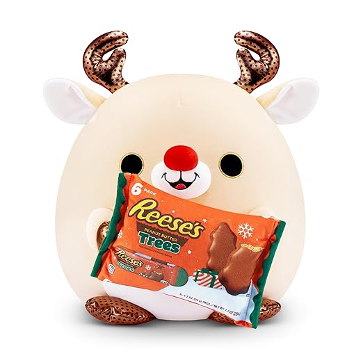 Snackles Christmas Reindeer And Reeses Peanut Butter Plush 14 Inches - Colorland Toys