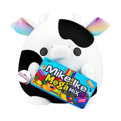 Snackles Holding Mike & Ike Berry Blast - Cow Plush 14inch 77511L - Colorland Toys