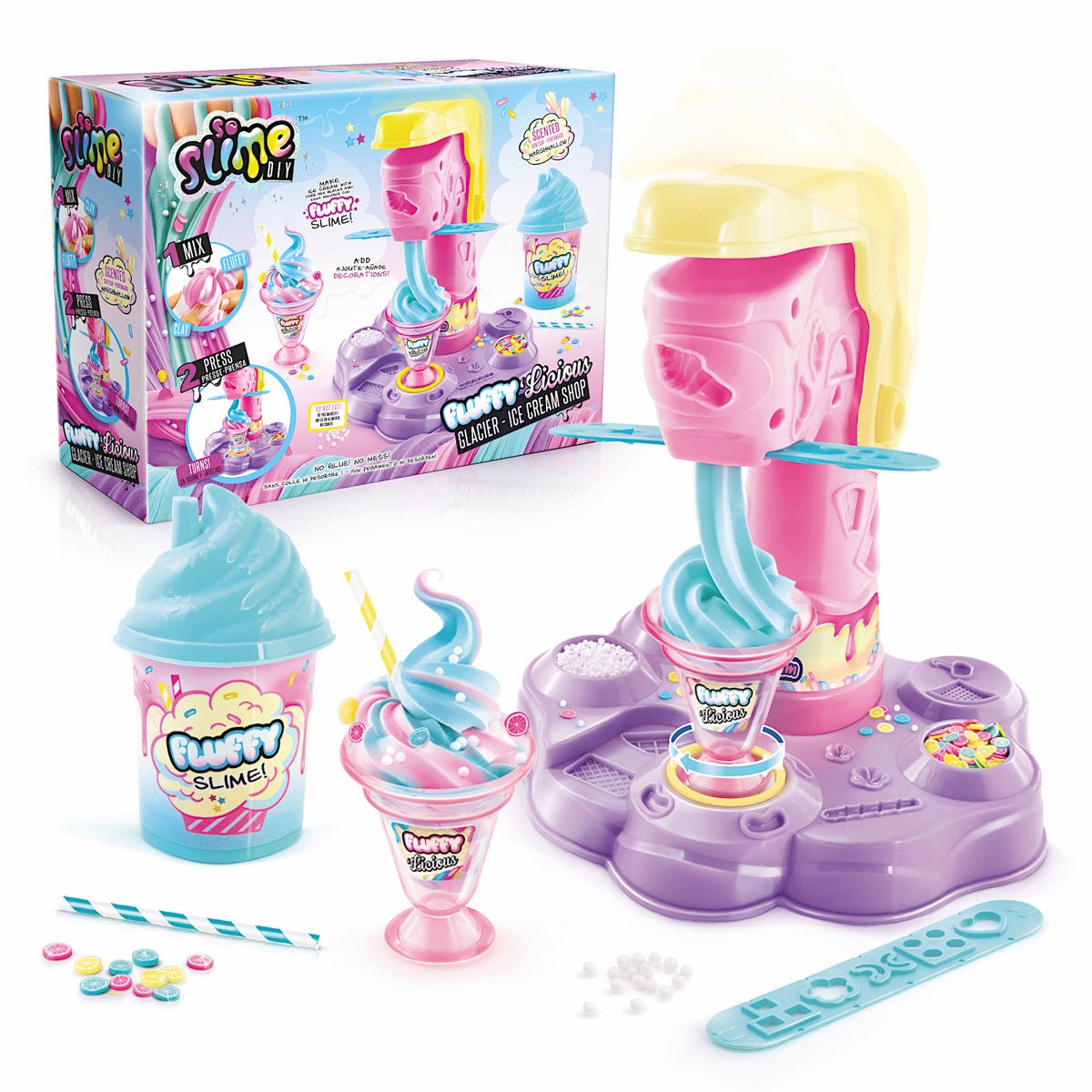 So Slime DIY Fluffylicious Ice Cream Shop SSC 179 - Colorland Toys