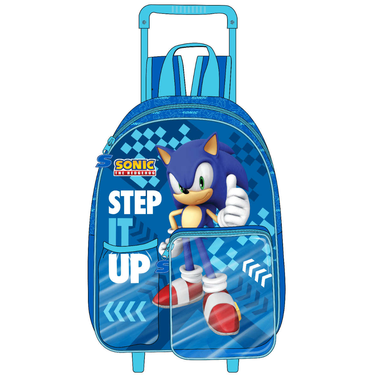 Sonic Prime Junior 3 In 1 Trolley Bag 14 - Inch FKA - 025 - 106 - Colorland Toys