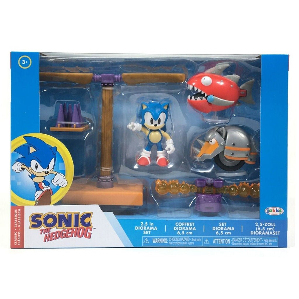 Sonic The Hedgehog Figure Diorama Set 2.5in 41442 - Colorland Toys