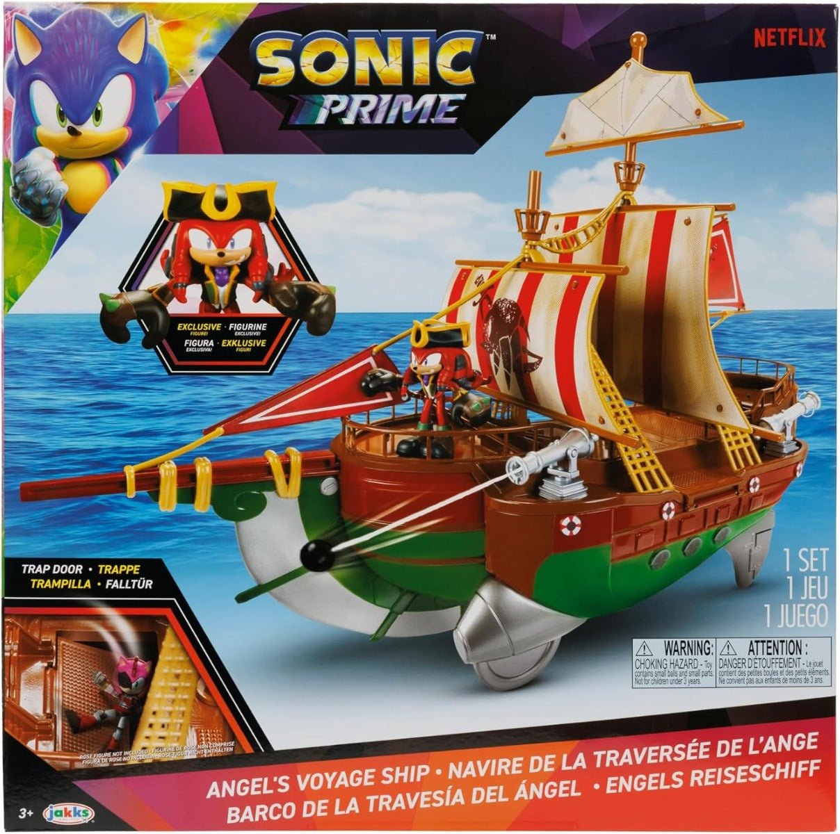 Sonic The Hedgehog Prime Angel's Voyage Pirate Ship Playset 41918 - Colorland Toys
