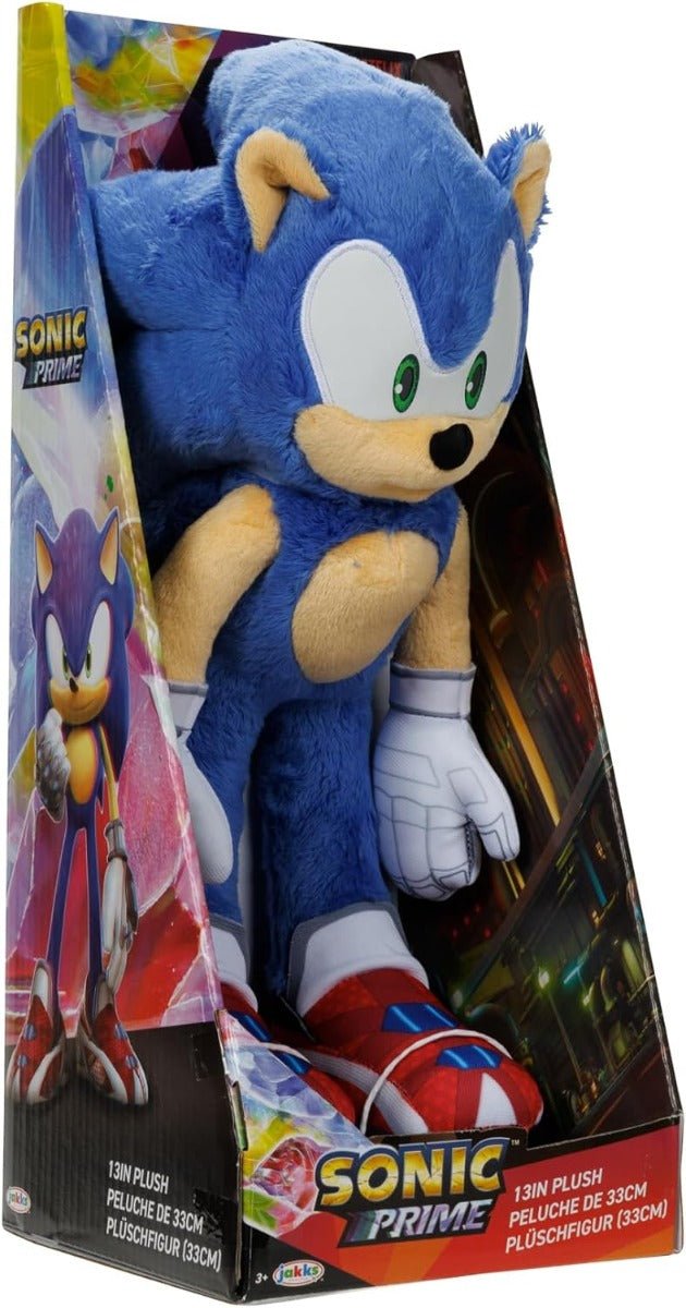 Sonic The Hedgehog Prime Sonic Plush 13inch 41917 - Colorland Toys