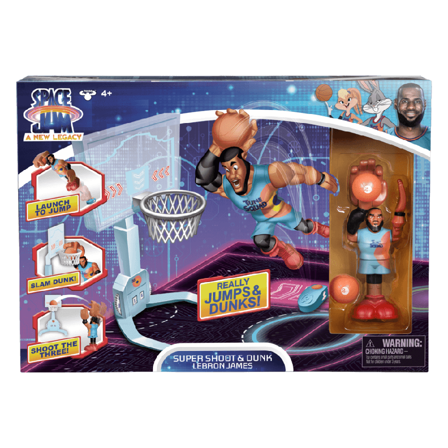 Space Jam A New Legacy Super Shoot and Dunk Lebron James 14568 - Colorland Toys