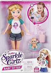 Sparkle Girlz Baby Sitter Doll Playset 10064 - Colorland Toys