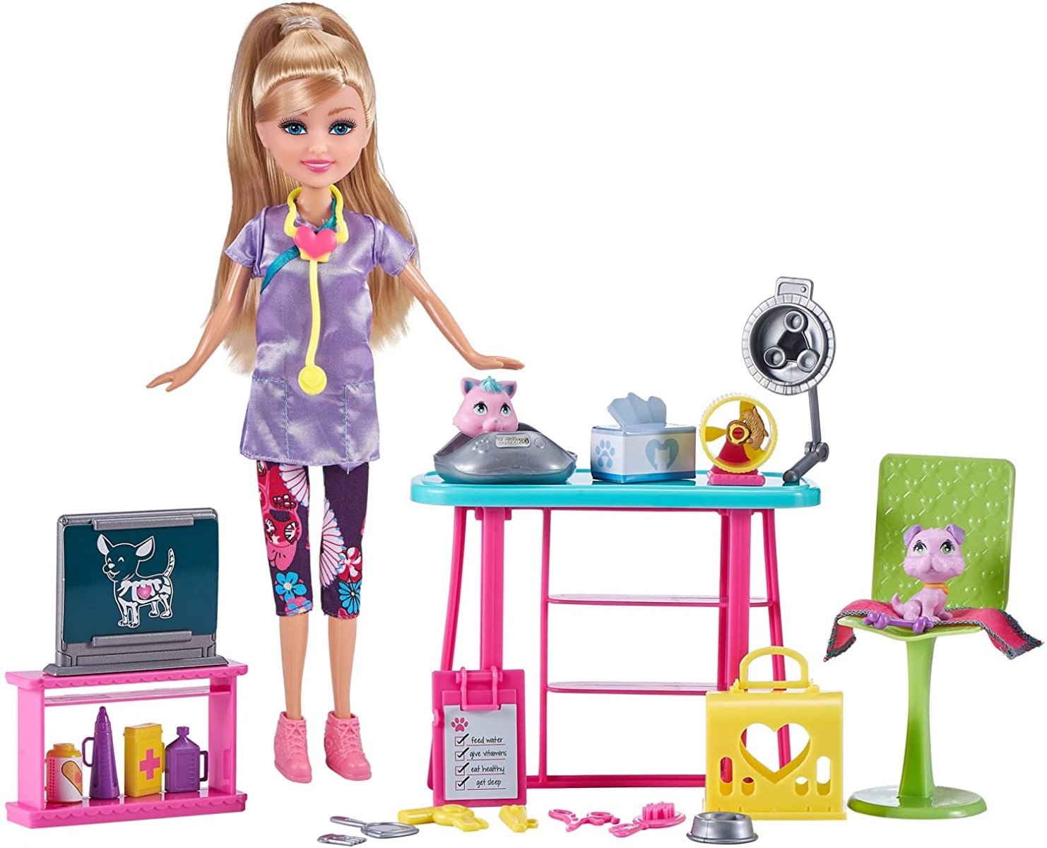 Sparkle Girlz Pet Clinic Playset 100184 - Colorland Toys