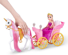 Sparkle Girlz Princess Doll with Horse & Carriage 10068 - Colorland Toys
